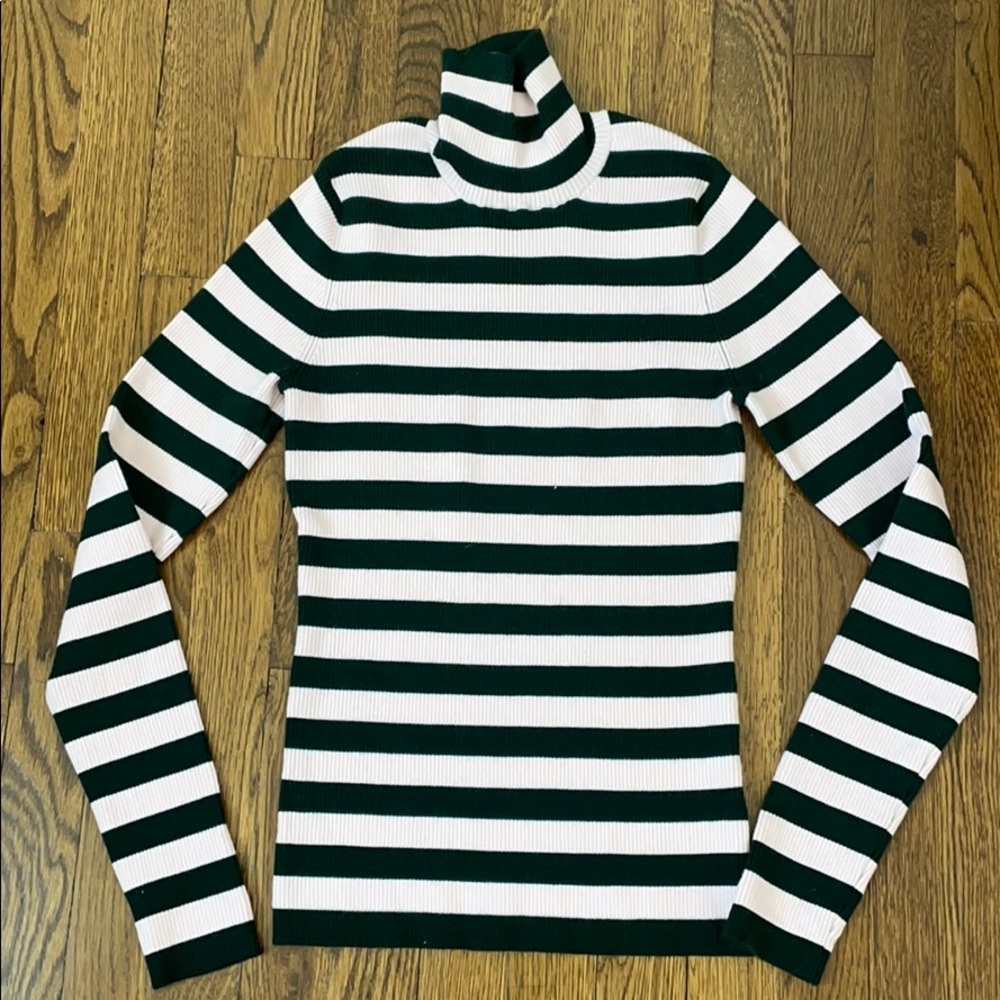 Tory Burch (Sport) merino ribbed turtle neck